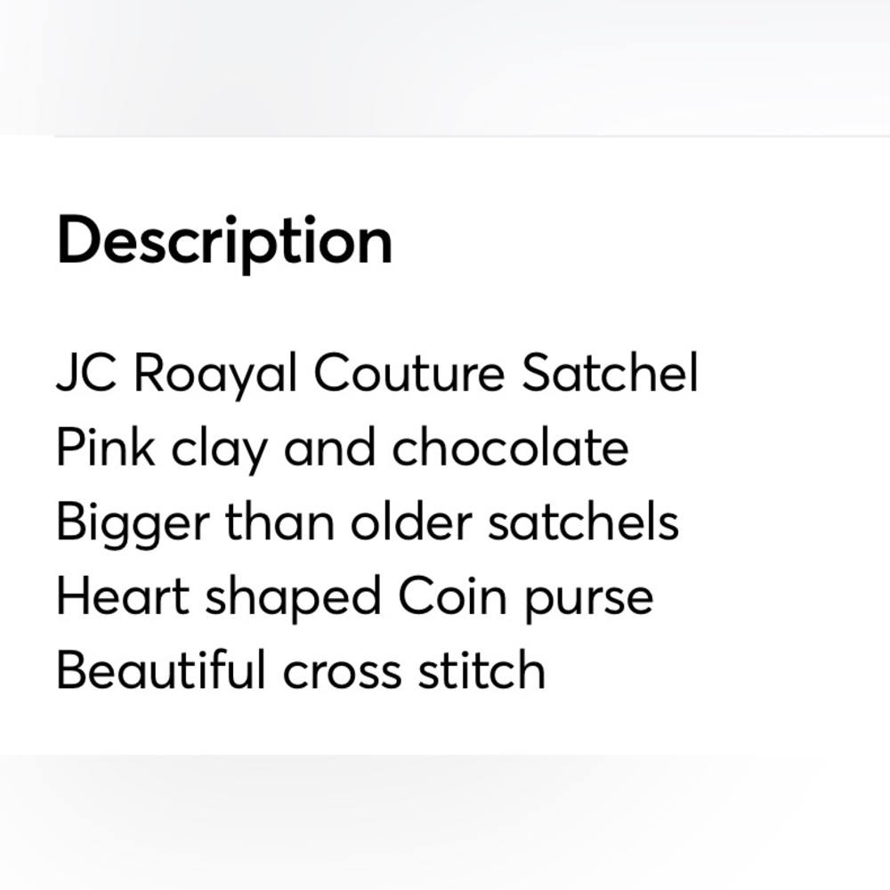 Juicy Couture Royal Satchel Light Pink/Clay&Chocolate/wallet. 4 piece NEW🔥 - Picture 15 of 16